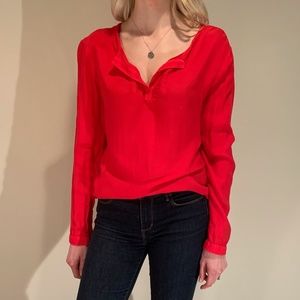 BELLA DAHL RED TOP Size MEDIUM